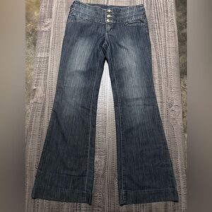 Boom Boom Jeans Dark Blue Flare Women's Jeans